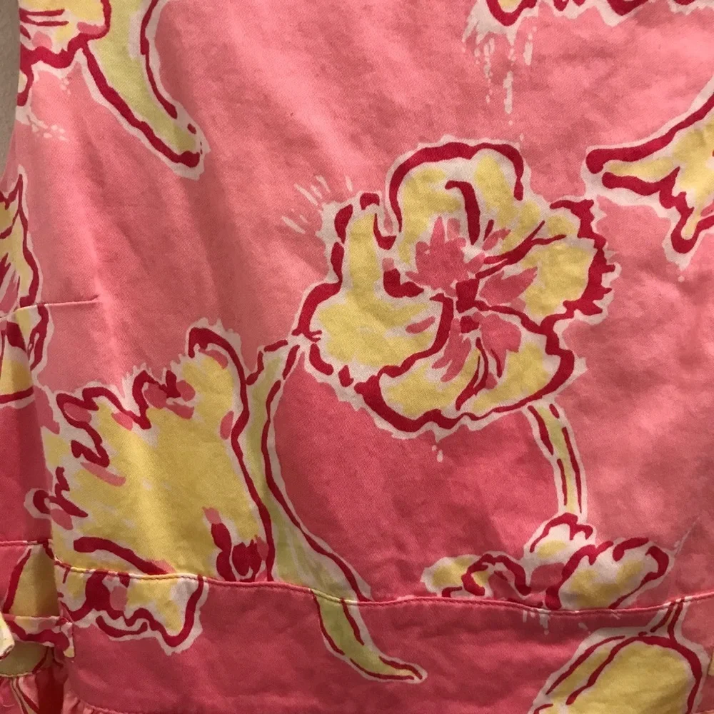 Lilly Pulitzer Little Eryn Dress Hotty Pink Floral